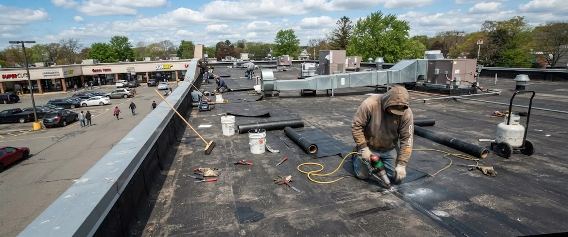 Flat & Commercial Roofing in Connecticut